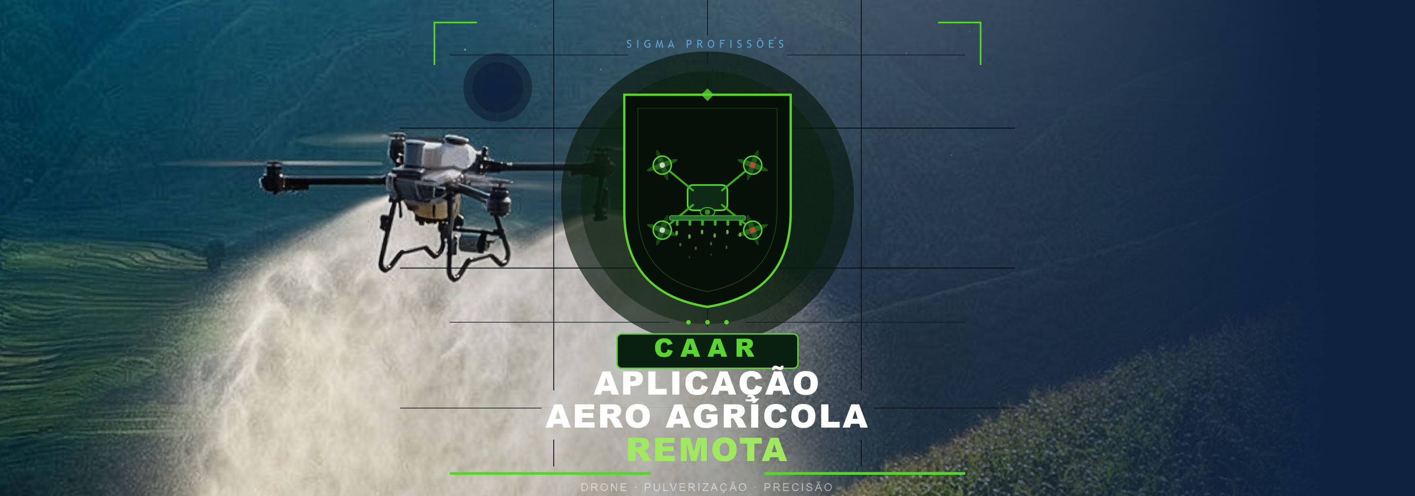 Formação profissional em CAAR - Aplicacao Aeroagricola Remota